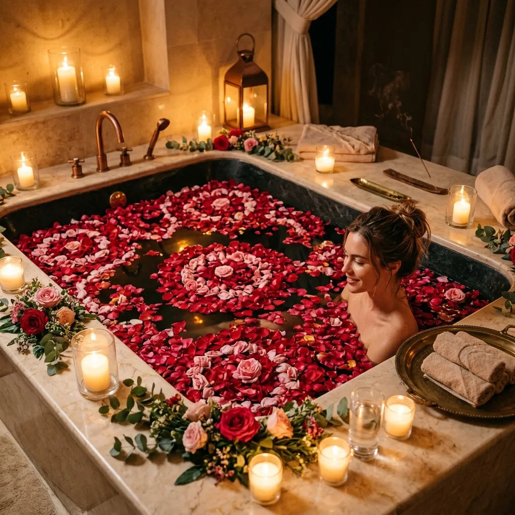 Flower Bath Jacuzzi